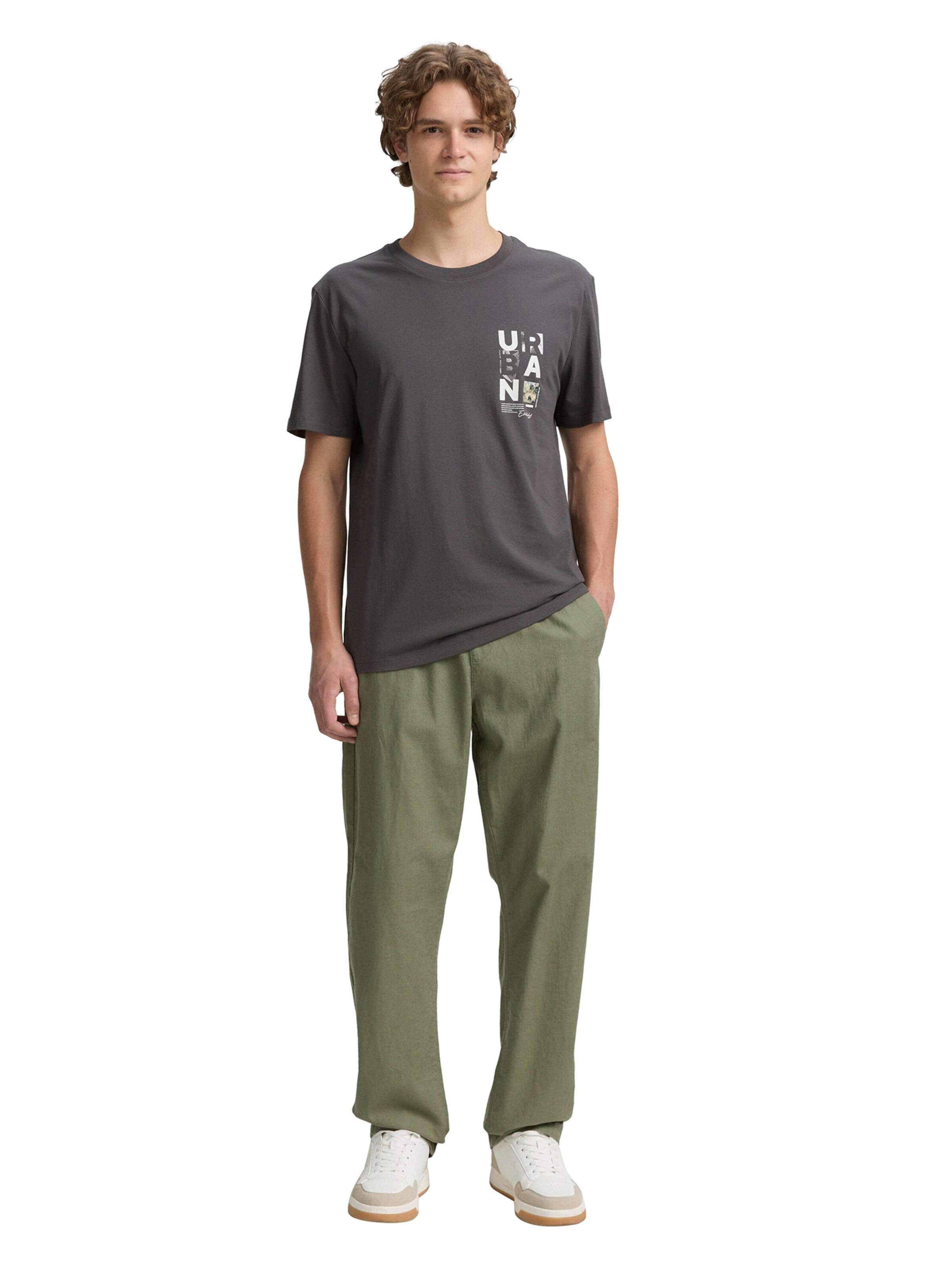 TOM TAILOR DENIM Shirt in Grey