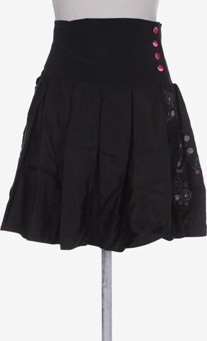 PUSSY DELUXE Skirt in S in Black: front