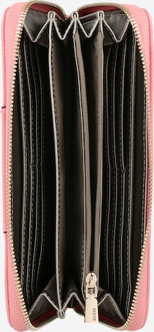 GUESS Wallet 'Brenton' in Pink