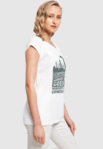 T-shirt 'Willy Wonka - Nobody Goes In' ABSOLUTE CULT en blanc