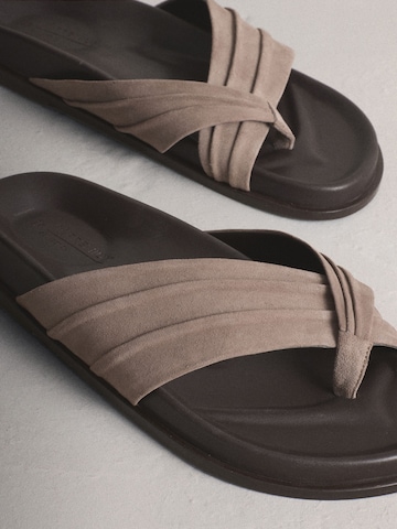 Next T-bar sandals 'N. Premium' in Grey