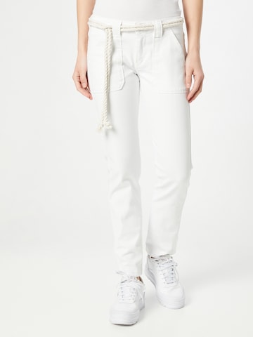 Le Temps Des Cerises Regular Jeans in White: front