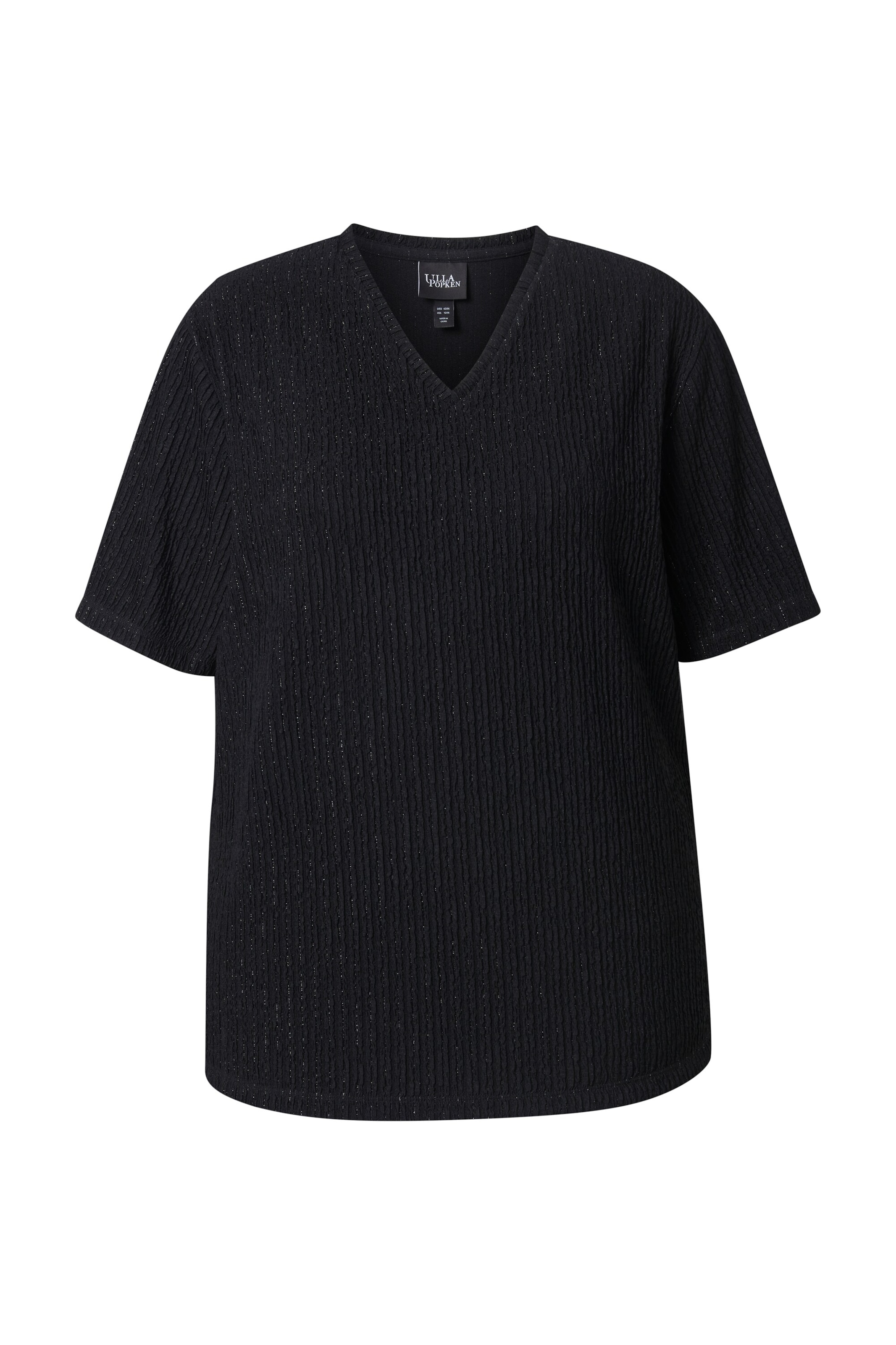 Ulla Popken Shirt in Black: front