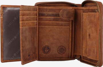 GREENBURRY Wallet 'Vintage 821A Sternzeichen' in Brown