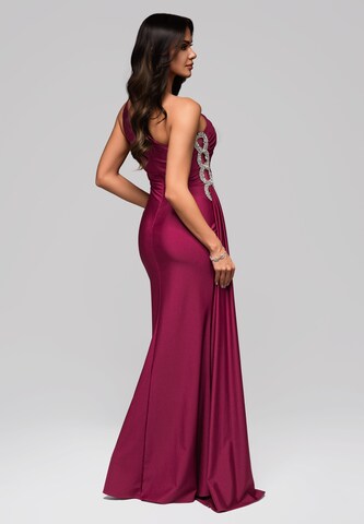 Ombre Avondjurk in Rood