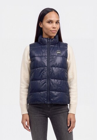 Gap Petite Vest, värv sinine: eest vaates