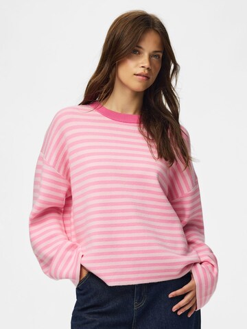 PIECES Pullover 'PCJASSY' in Pink: Vorderseite