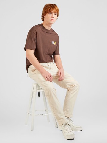 JACK & JONES T-Shirt 'BAXTER' in Braun