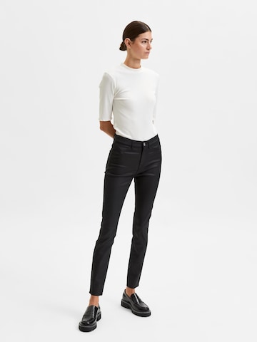 SELECTED FEMME Skinny Jeggings 'Gaiamaya' in Schwarz