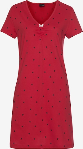 regular Camicia da notte di VIVANCE in rosso