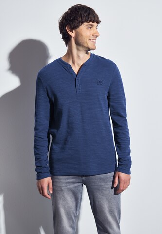 Street One MEN Shirt in Blue: front
