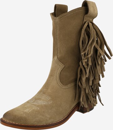 Zadig & Voltaire Cowboy Boots in Grey: front