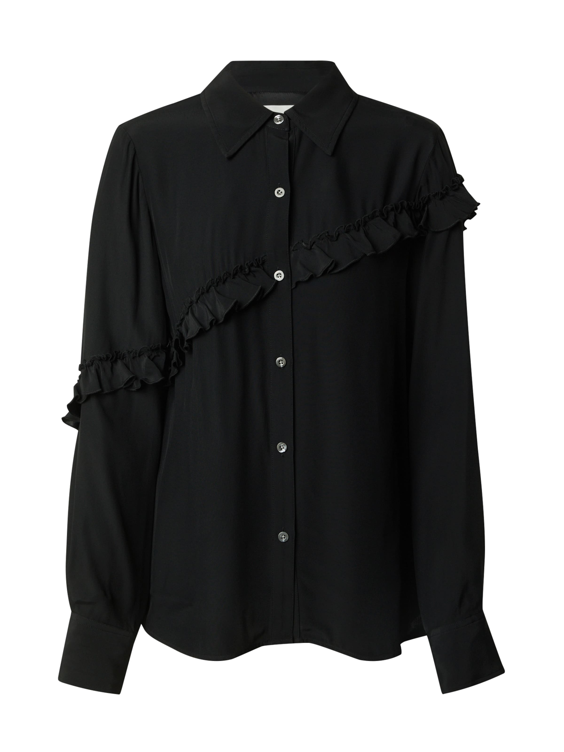3.1 Phillip Lim - Blusa en negro: frente