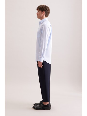 Fit confort Chemise business 'Smart Essentials' SEIDENSTICKER en bleu