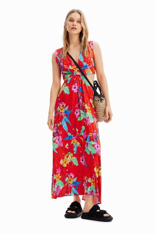 Desigual - Vestido de verano 'Praga' en rojo