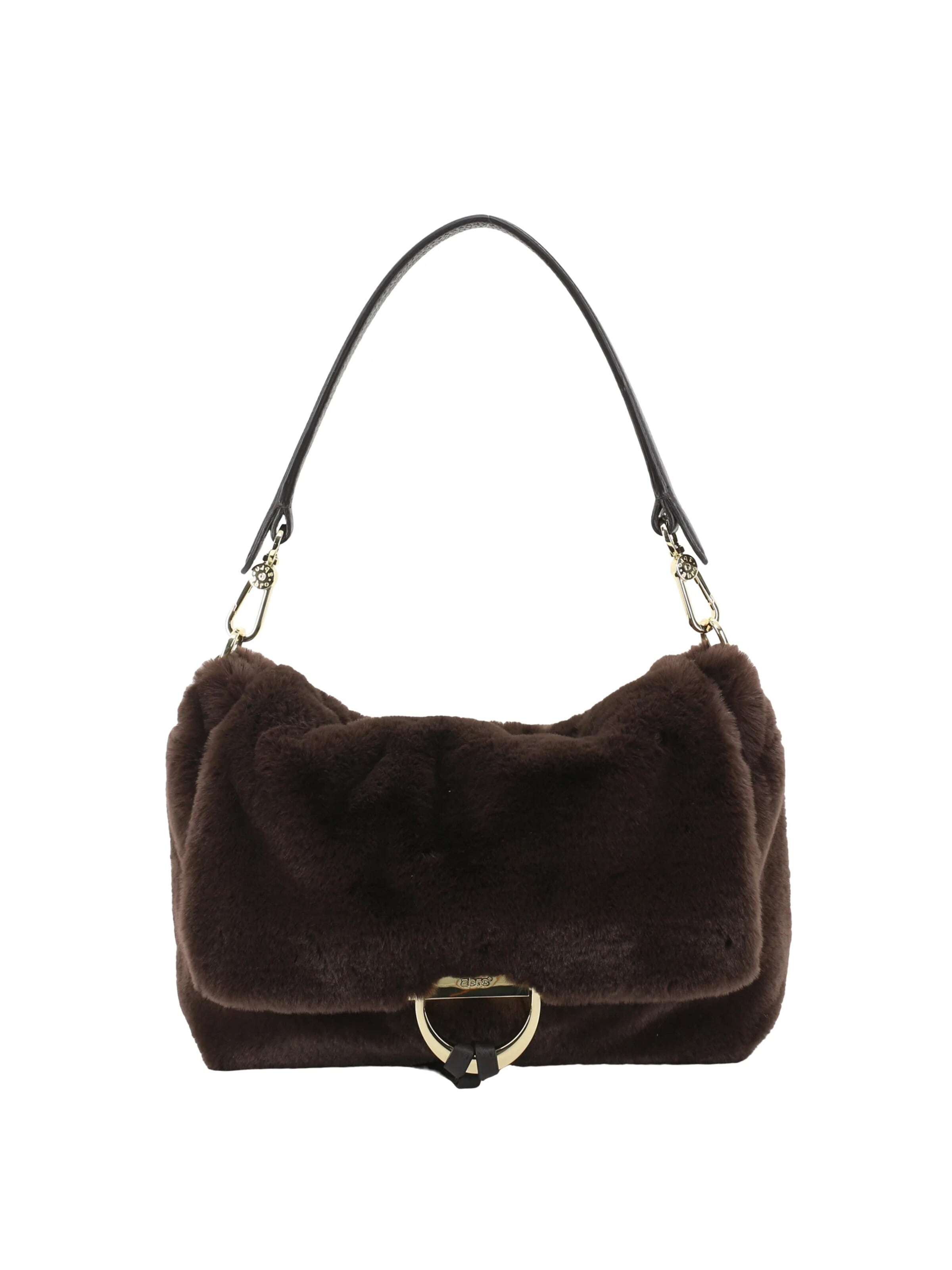 ABRO Shoulder Bag 'TEMI' in Brown: front