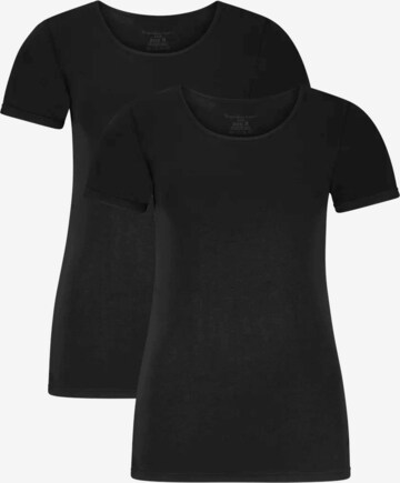 Maillot de corps 'Kate' Bamboo basics en noir : devant