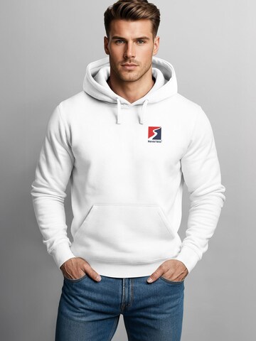 Neverless Sweatshirt 'Sunday Cycling Club' in White