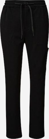 Slimfit Pantaloni de la s.Oliver pe negru: față