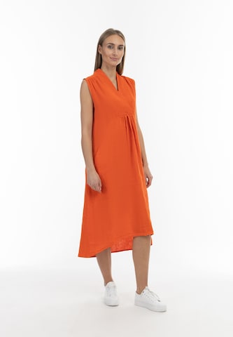 Robe RISA en orange : devant