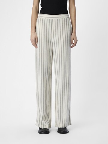 OBJECT Regular Trousers in Beige: front