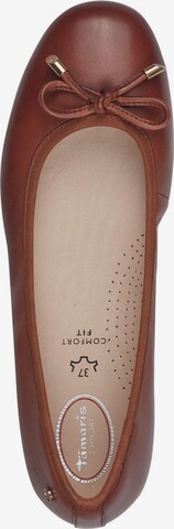 TAMARIS Ballet Flats in Brown