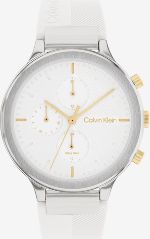 Calvin Klein - Relógios analógicos em branco: frente