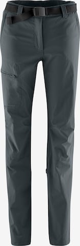 Maier Sports Regular Outdoorbroek 'Lulaka' in Grijs: voorkant