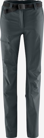 Maier Sports Regular Outdoor Pants 'Lulaka' in Grey: front