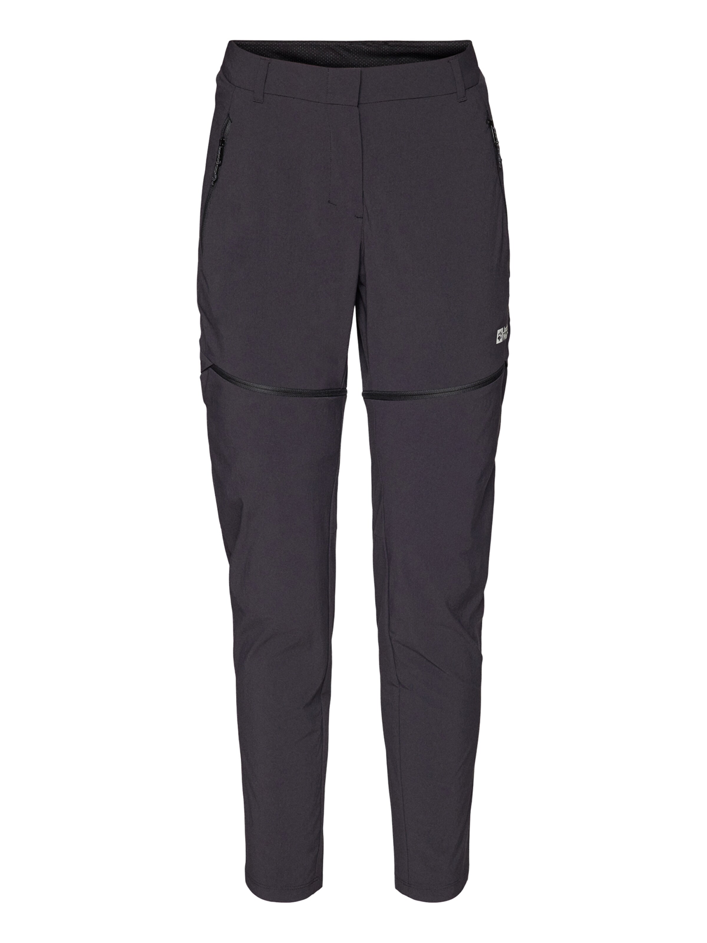 Coupe slim Pantalon outdoor 'HIKEOUT' JACK WOLFSKIN en noir : devant