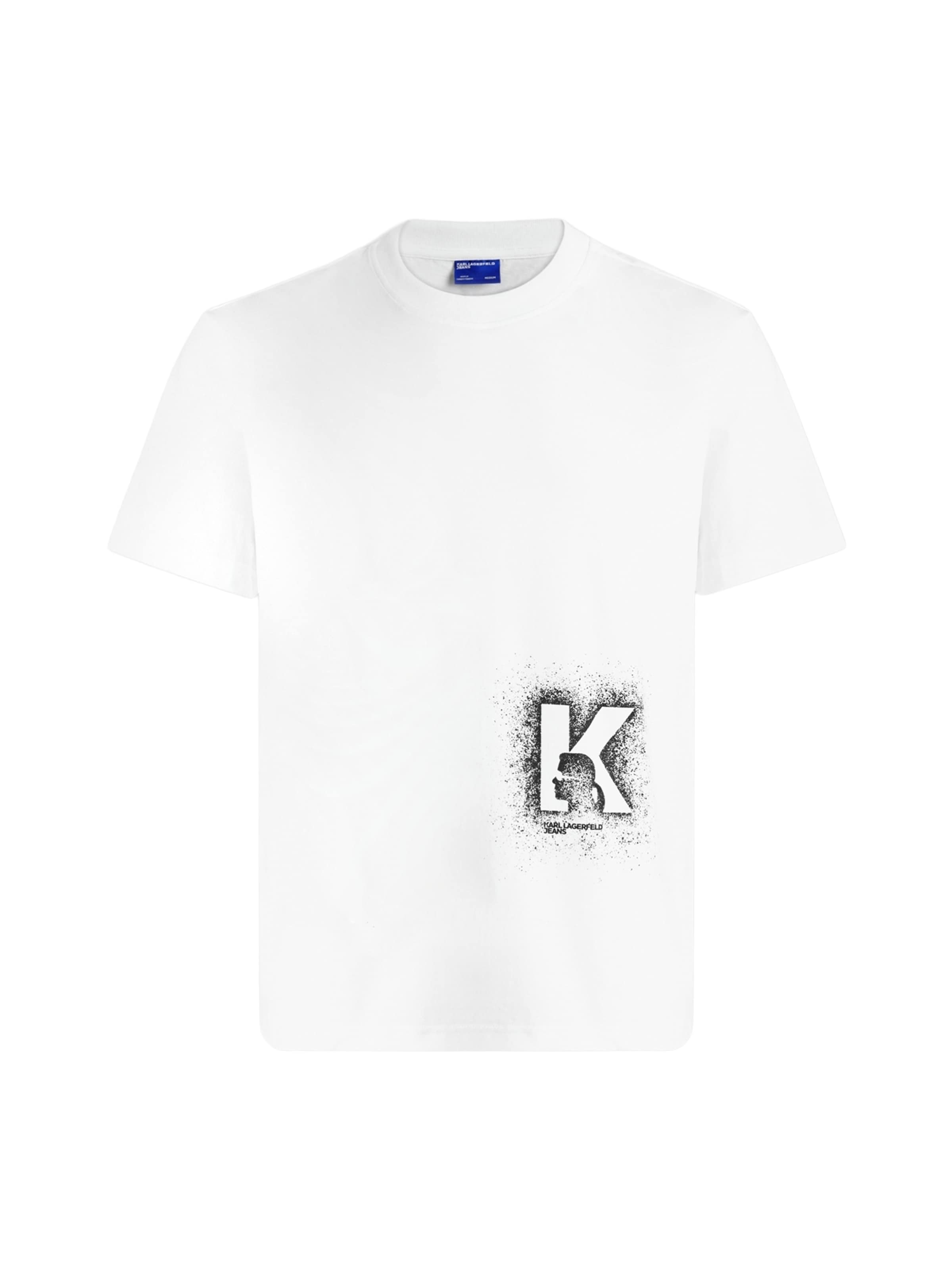 KARL LAGERFELD JEANS Koszulka w kolorze biały: przód