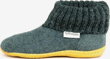 Gottstein Slippers 'Alpine Boot RU' in Green: front