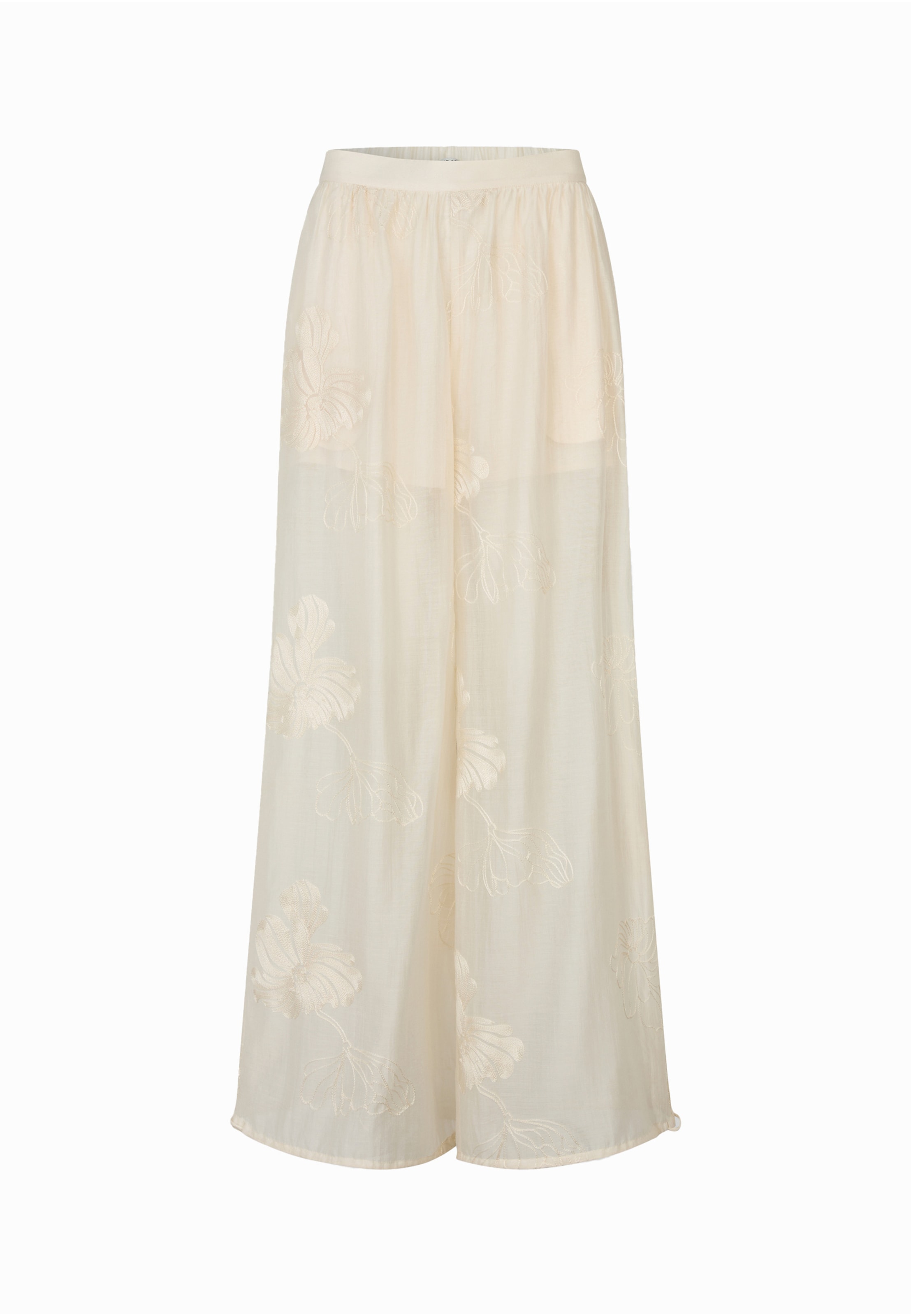Wide leg Pantaloni 'Vira' di SECOND FEMALE in beige: frontale