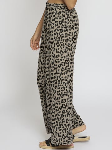 Wide Leg Pantalon 'Patriciaa' Lilavie en beige