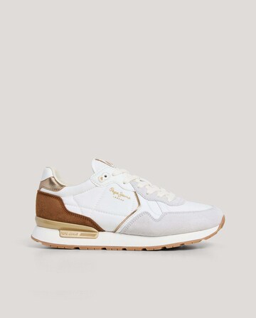 Sneaker bassa 'Brit Elite' di Pepe Jeans in bianco