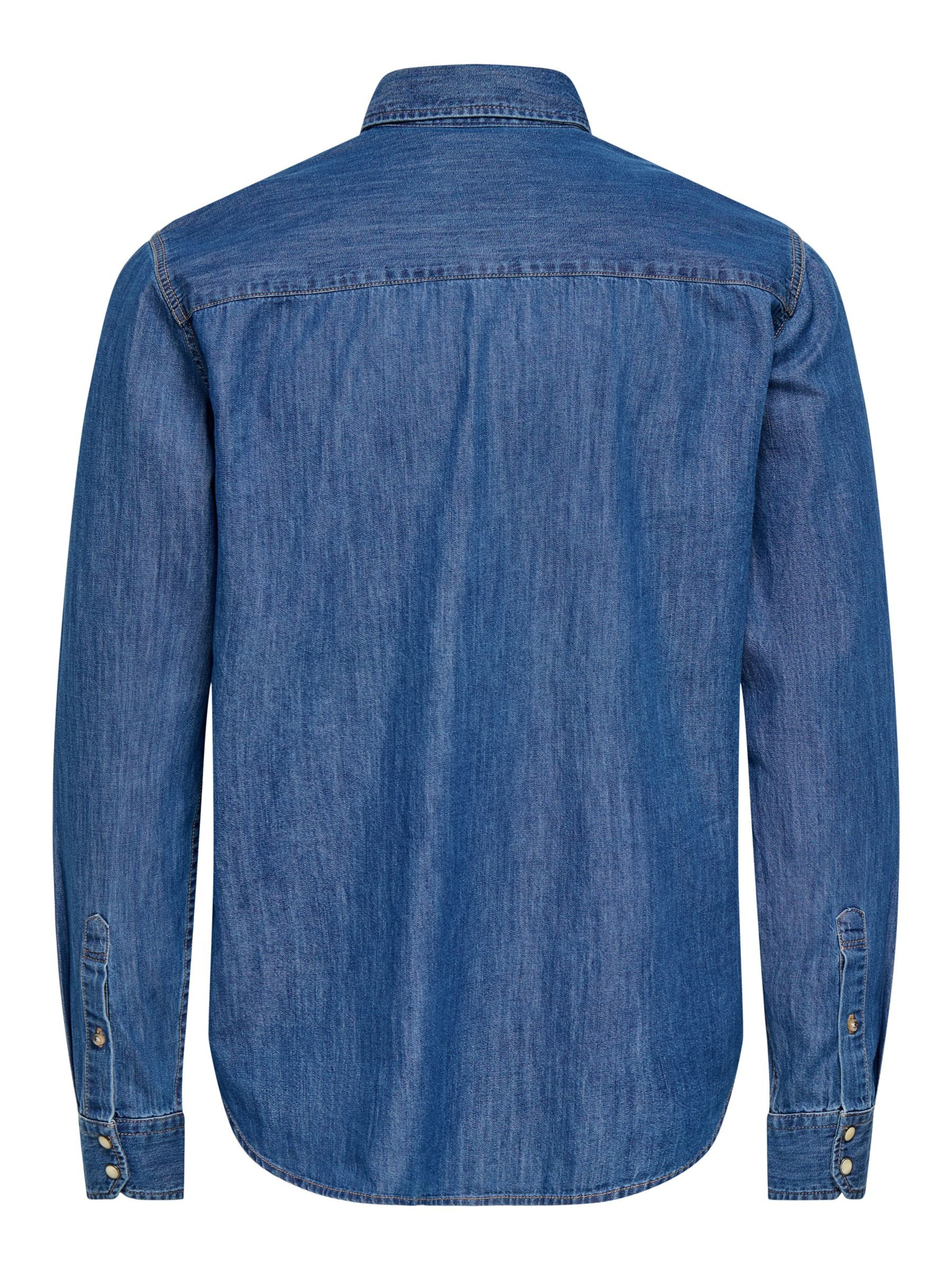 Only & Sons - Ajuste regular Camisa 'ONSRAY' en azul
