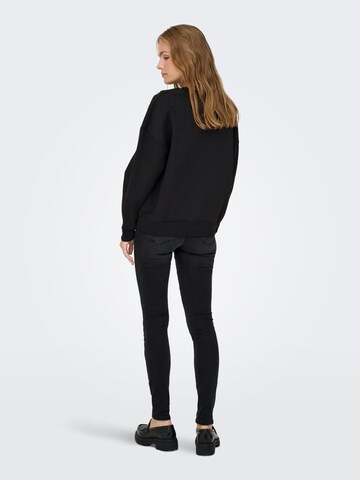 Jaqueline de Yong Sweatshirt 'Canoa' in Zwart