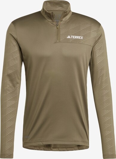 ADIDAS TERREX Performance shirt 'Multi' in Khaki / White, Item view