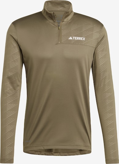 ADIDAS TERREX Performance Shirt 'Multi' in Khaki / White, Item view