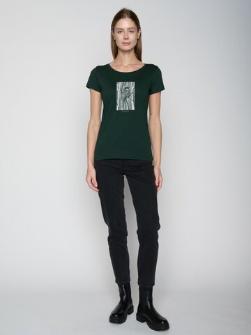 Maglietta 'Animal Sparrow Grass' di GREENBOMB in verde