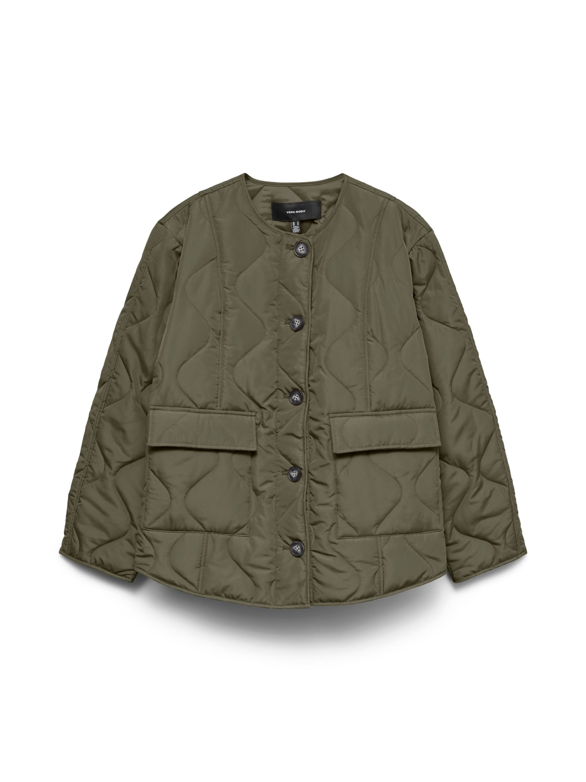 VERO MODA - Chaqueta de entretiempo 'VMMillie' en verde: frente