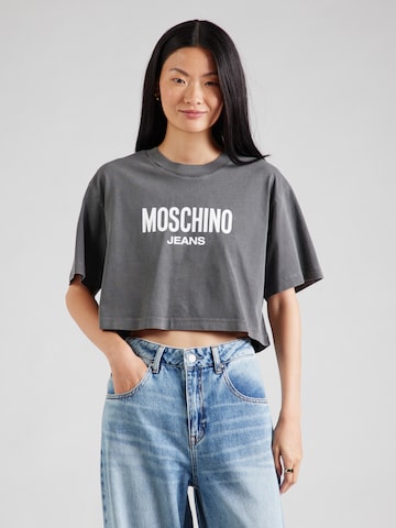 Moschino Jeans Tričko - Sivá: predná strana