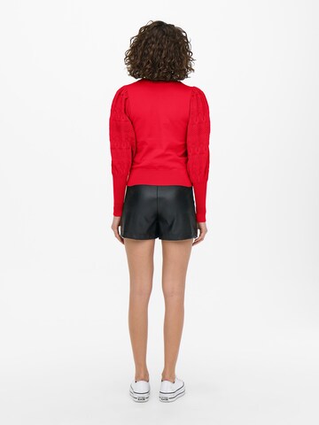 Pull-over 'Melita' ONLY en rouge