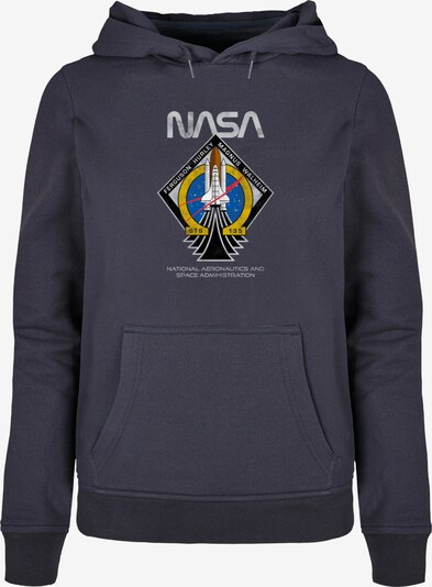 Merchcode Sweatshirt 'Nasa - Sts135' in navy / dunkelblau / gold / rauchgrau, Produktansicht