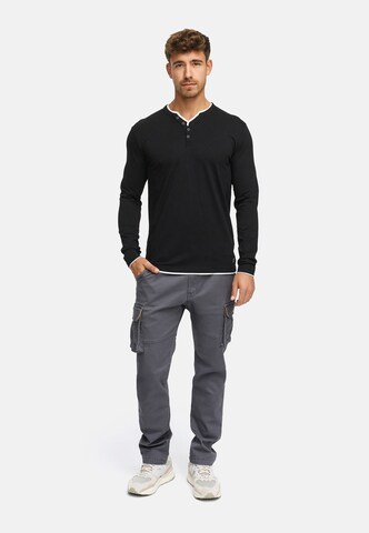 INDICODE JEANS Shirt 'Coleson' in Black
