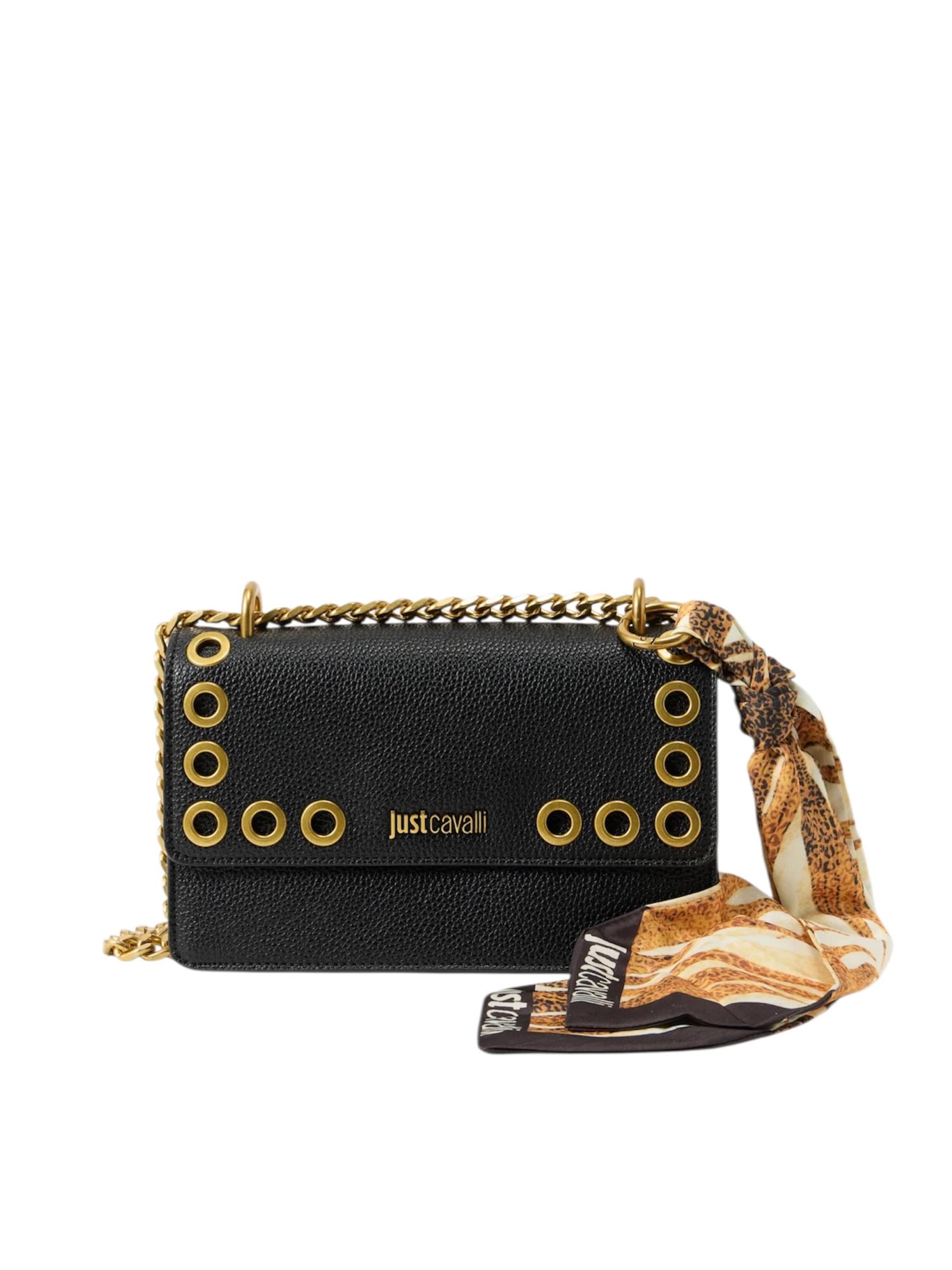 Just Cavalli - Bolso de hombro en negro: frente