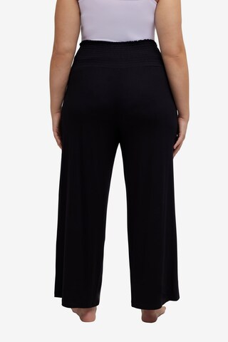 Ulla Popken Wide leg Broek in Zwart