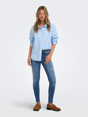 ONLY Skinny Jeans 'ONLWauw' in Blauw