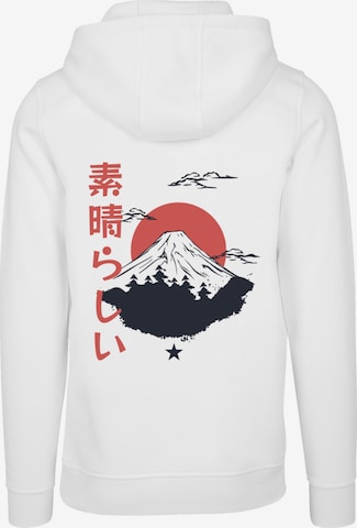 F4NT4STIC Sweatshirt 'Mount Fuji' in Weiß
