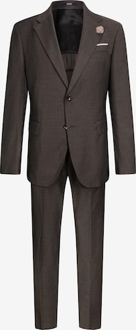 JOOP! Slim fit Suit in Brown: front